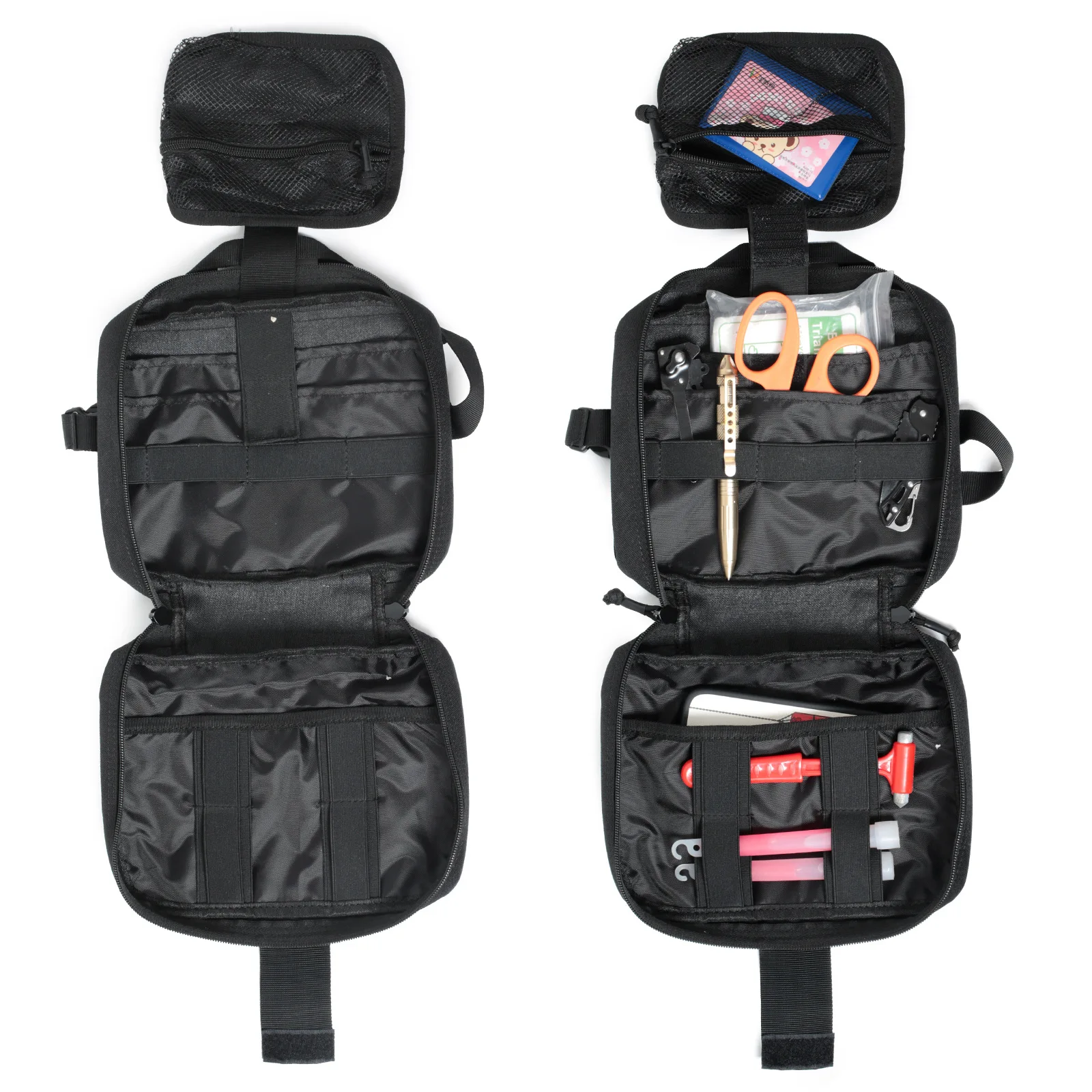 Botiquín de primeros auxilios táctico portátil, bolsa médica para senderismo, viaje, hogar, estuche de tratamiento de emergencia, herramientas de supervivencia, bolsa EDC - imagen 5