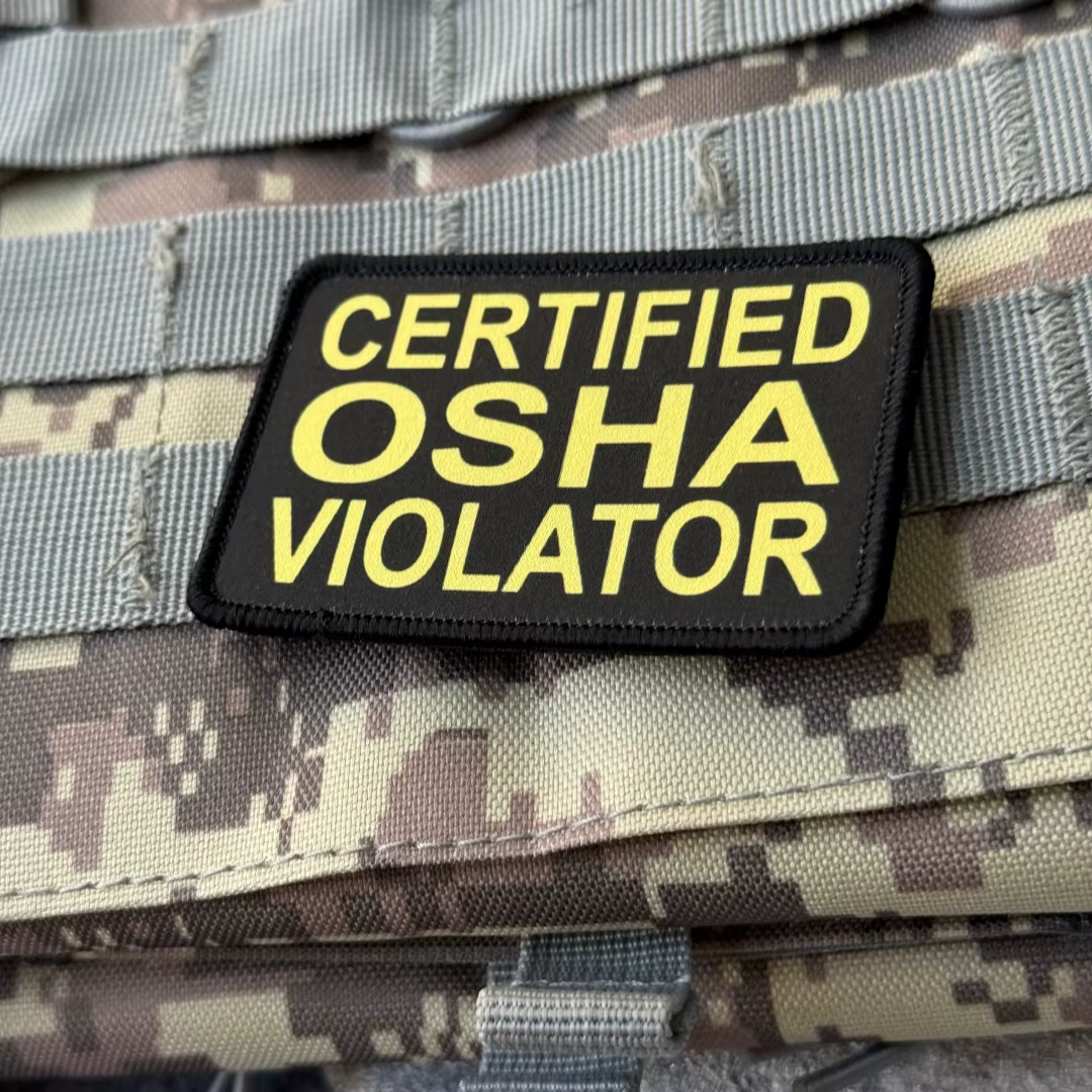 Parches tácticos OSHA – Brazaletes adhesivos con velcro para equipamiento - imagen 4