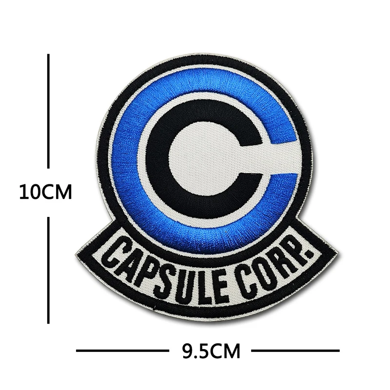 Parches CAPSULE CORP bordados de goma luminosa de PVC, insignia táctica divertida creativa, gancho, brazalete, pegatina en chaqueta, mochila - imagen 3