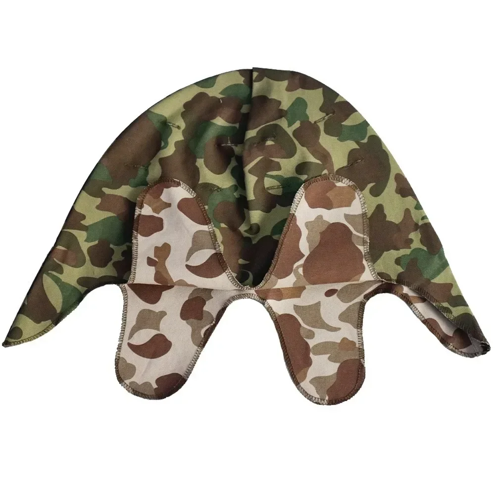 Funda para casco M1 de la Segunda Guerra Mundial de EE. UU., réplica de soldado americano de camuflaje estilo camuflaje de algodón para colección de historia - imagen 2