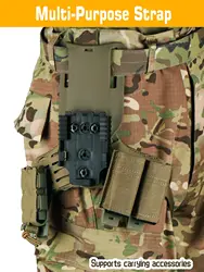Adaptador táctico QLS para funda de pierna caída Universal