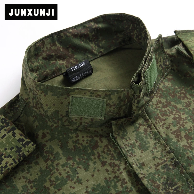 EMR-traje de camuflaje pequeño verde para hombre, ropa de exterior, ropa de entrenamiento, chaqueta, pantalones, conjunto de traje - imagen 4