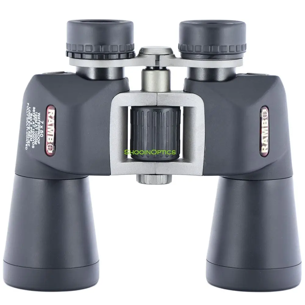 Shooin Optics HD 7x50 Waterproof BAK4 Prism Long Eye Relief Fully Multi-Coated Binoculars
