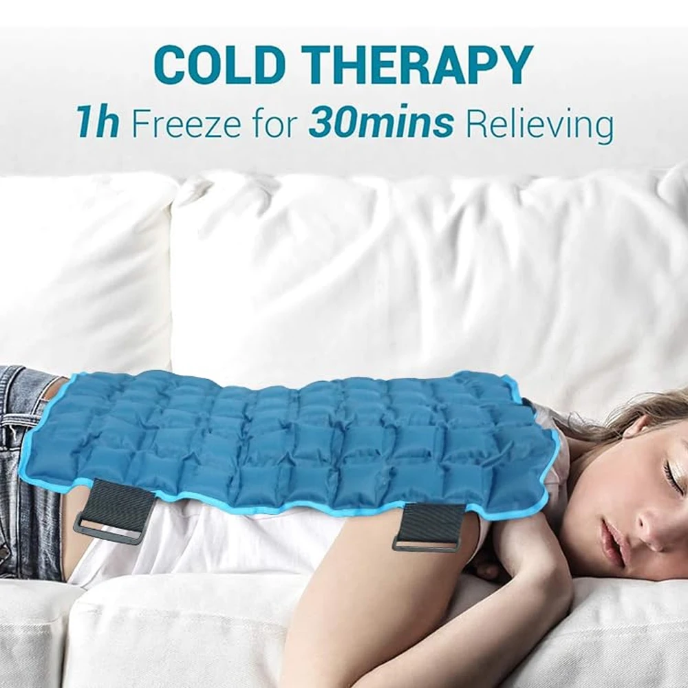 Compresa gel reutilizable frío calor terapia espalda lesiones - imagen 2