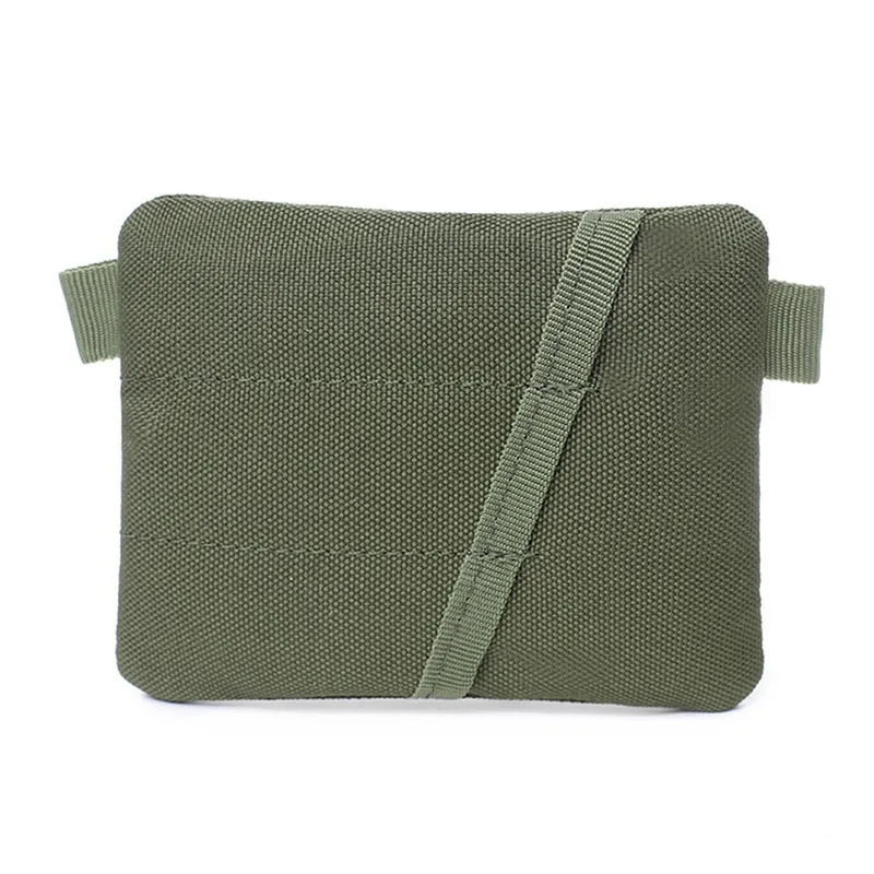 Bolsa táctica Molle EDC, Mini riñonera, bolso portátil para acampar y cazar, bolsillo para tarjetas y llaves con cremallera al aire libre - imagen 5