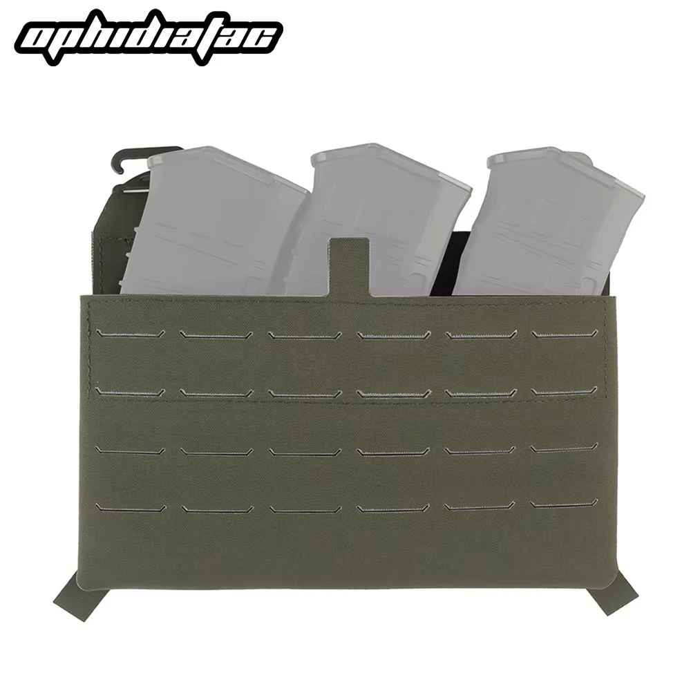 OPHIDIANTAC Placa frontal táctica MOLLE con sistema magnético