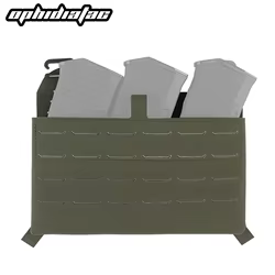 OPHIDIANTAC Placa frontal táctica MOLLE con sistema magnético