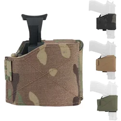 Funda táctica Universal para caza y tiro, fundas para cinturón Molle, funda de nailon para pistola Airsoft, accesorios para pistola de entrenamiento de combate