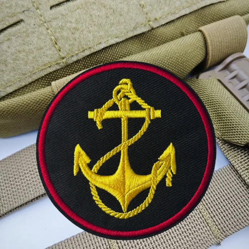 Parche bordado militar de la Marina, chaleco táctico, gancho y bucle, sombrero, insignia de moral, mochila, pegatina decorativa, parches para brazalete para ropa - imagen 5