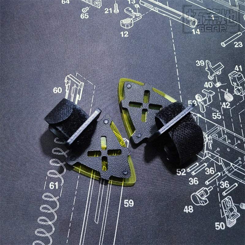 Orejas de gato tácticas, accesorios funcionales para auriculares, sombreros COSPLAY, sujeción de correa de gancho y bucle para uso - imagen 5