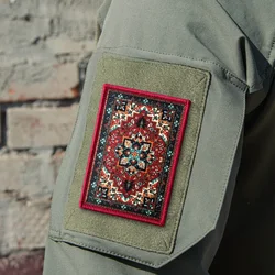 Parche táctico velcro gancho y bucle chevron alfombra soviética
