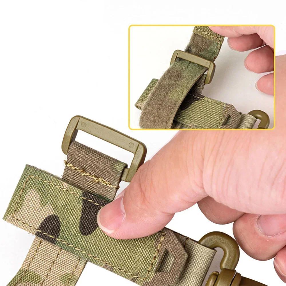 Mosquetón con gancho para guantes multiusos, guantes tácticos Molle, cuerda de escalada, hebilla de almacenamiento, llavero - imagen 5