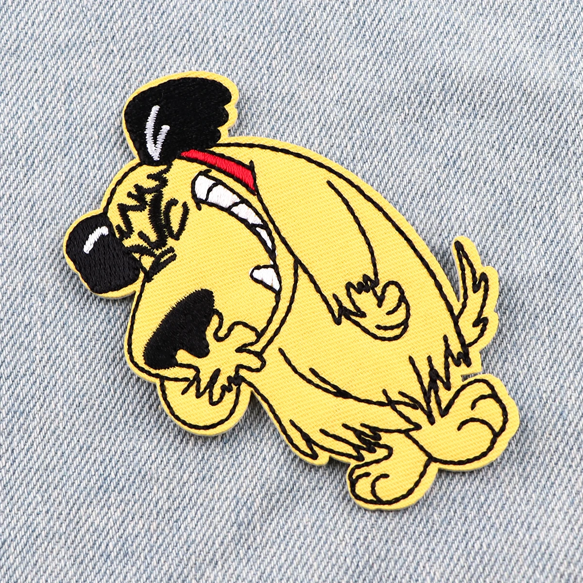 Parche bordado de perro divertido, parche de animales de dibujos animados, lindos parches para planchar para ropa, parches para ropa, pantalones vaqueros, pegatinas para coser - imagen 4