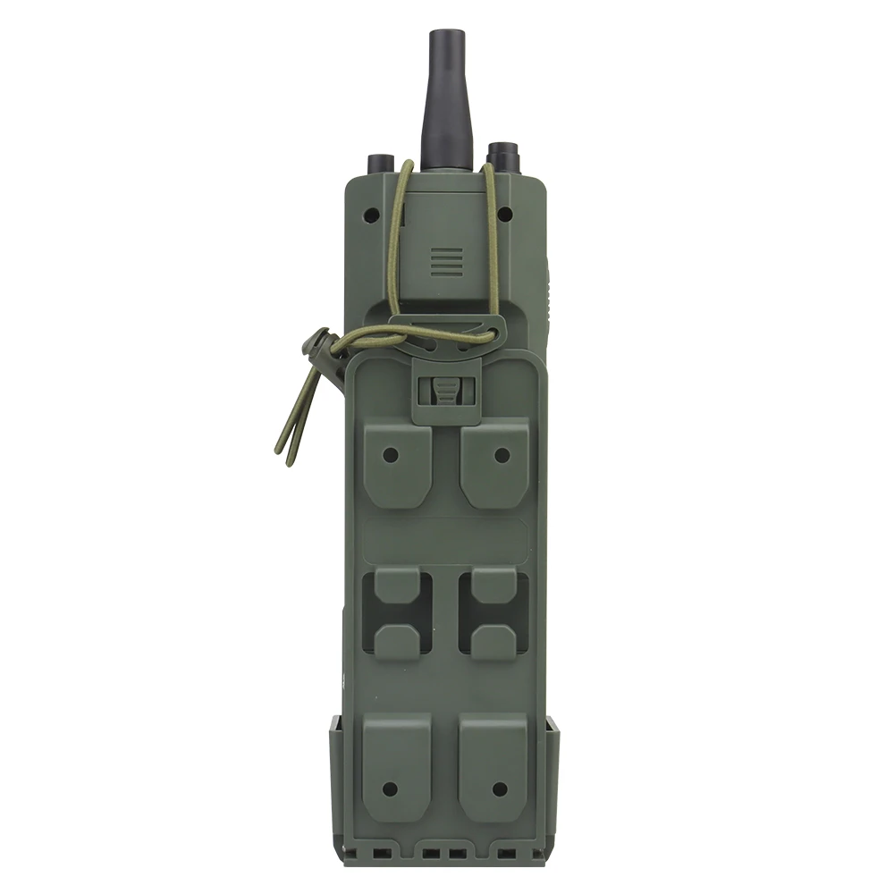 Funda PRC 152 MOLLE liberación rápida para radio táctica airsoft - imagen 4