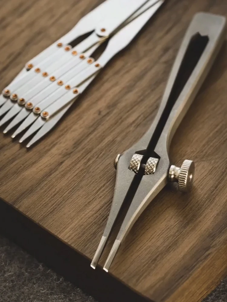 Método de espaciado ajustable, corte de 1-6Mm hecho a mano, cuero, corte de oliva, corte redondo, acero inoxidable con alto contenido de carbono y cromo - imagen 4