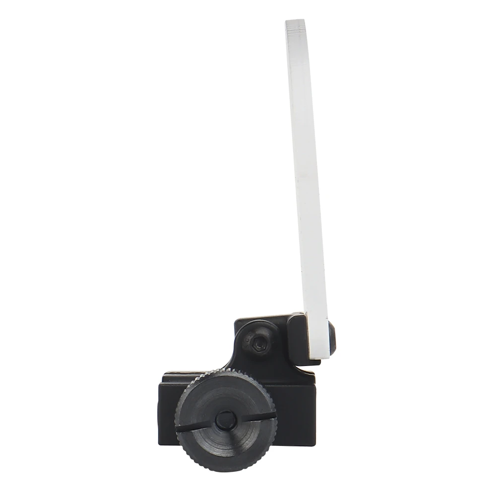 Al aire libre Paintball caza Airsoft Rifle Flip-up QD alcance vista escudo punto rojo vista/mira holográfica Protector de lente transparente - imagen 2