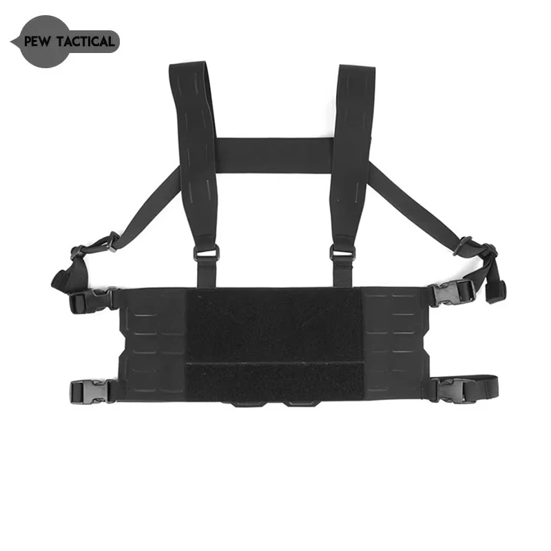 PEW Ferro estilo táctico Chesty Rig arnés ancho chaleco de caza MOLLE ligero CR07 - imagen 2
