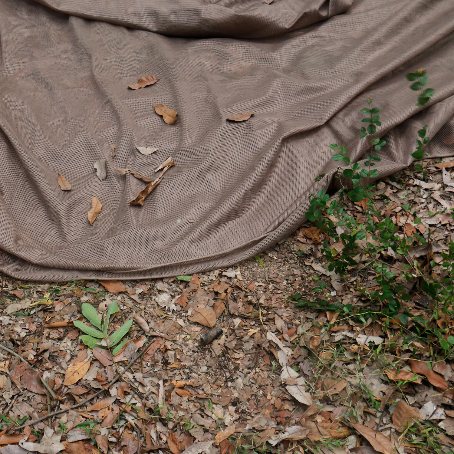 Red de sombra de tela de malla caqui individual, Red de camuflaje, decoración de jardín doméstico, cortina de valla, sombra, cubierta de toldo, 1,5 m de ancho, 300D - imagen 5