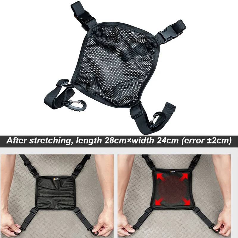 Bolsa táctica para casco, almacenamiento Molle multiusos, bolsa de transporte, bolsillo de red para caza, bolsa para cascos Airsoft, accesorios para mochila - imagen 5