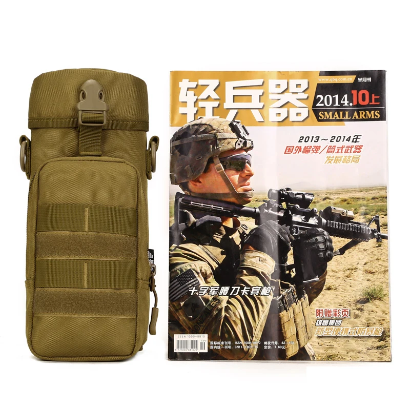 SINAIRSOFT-bolsa táctica para botella de agua, paquete de cintura para exteriores, hervidor deportivo, bolsa para botella de agua de caza para senderismo - imagen 4