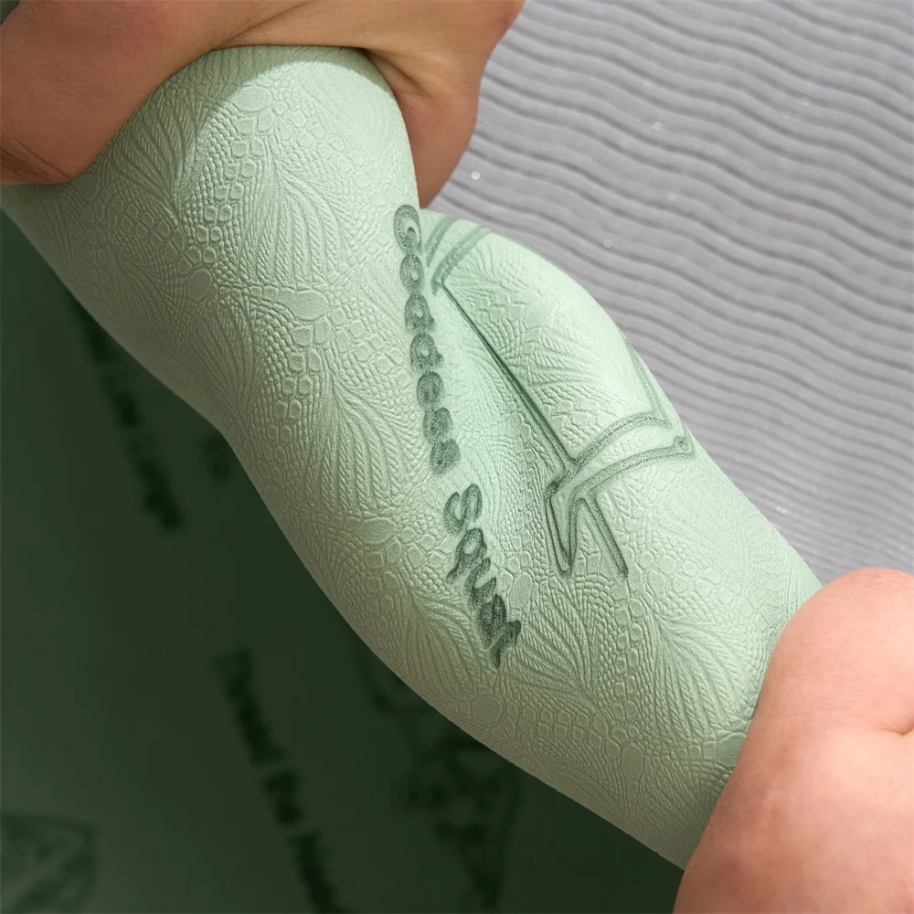 Esterilla de Yoga para hombre y mujer, tapete de ejercicio de 6mm, antideslizante, Extra gruesa, de alta densidad, ecológica, para entrenamiento de Yoga, Pilates - imagen 5