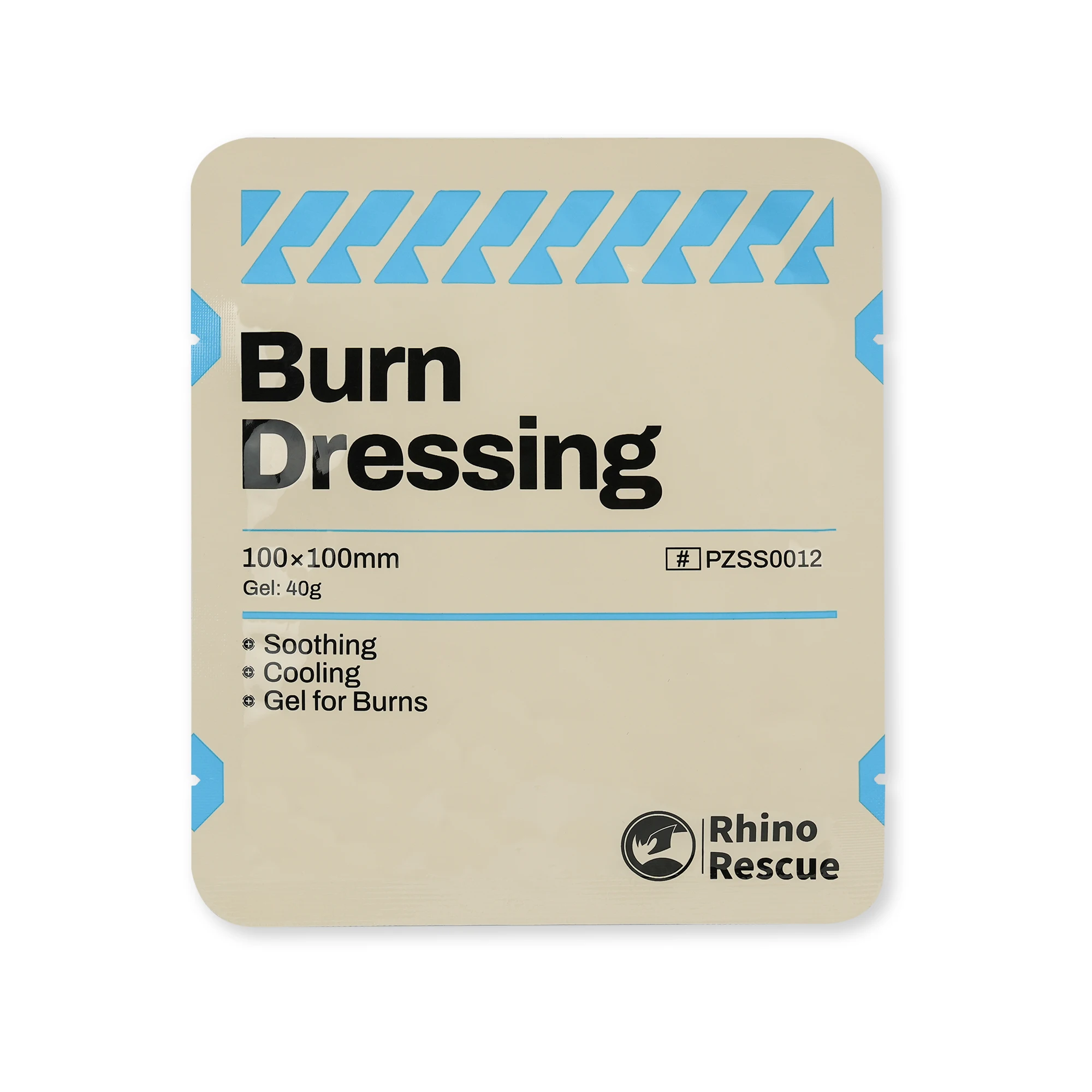 RHINO RESCUE Kit de cuidado de quemaduras: apósitos para quemaduras, paquetes de gel para quemaduras, crema refrescante, botiquín de primeros auxilios para quemaduras - imagen 5