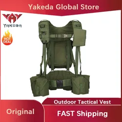 Chaleco táctico YAKEDA con sistema MOLLE transpirable y resistente