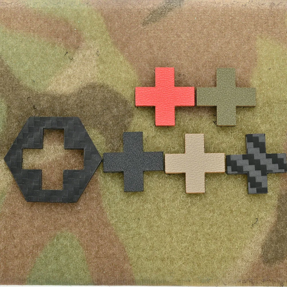 Combo de parches médicos de primeros auxilios, Combo cruzado médico, parche Kydex, gancho, brazalete, bolsa médica táctica, accesorios para IFAK, EMS, EMT - imagen 4