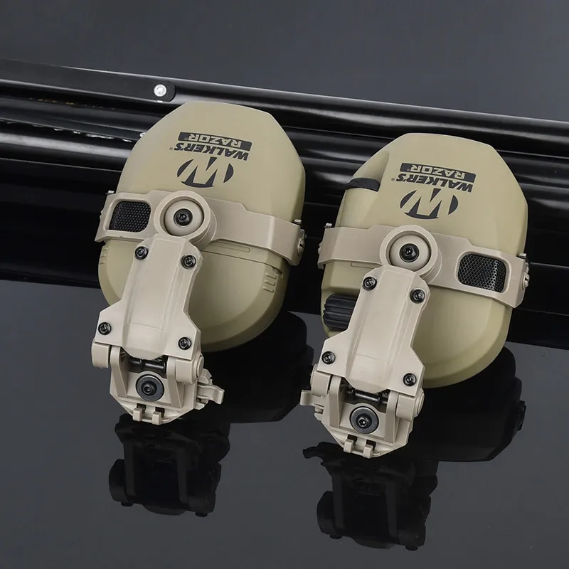 Casco táctico de rotación de 360 °, adaptador de soporte para auriculares para CWalker, navaja lmpact, Auriculares deportivos, cascos de moda rápida - imagen 2