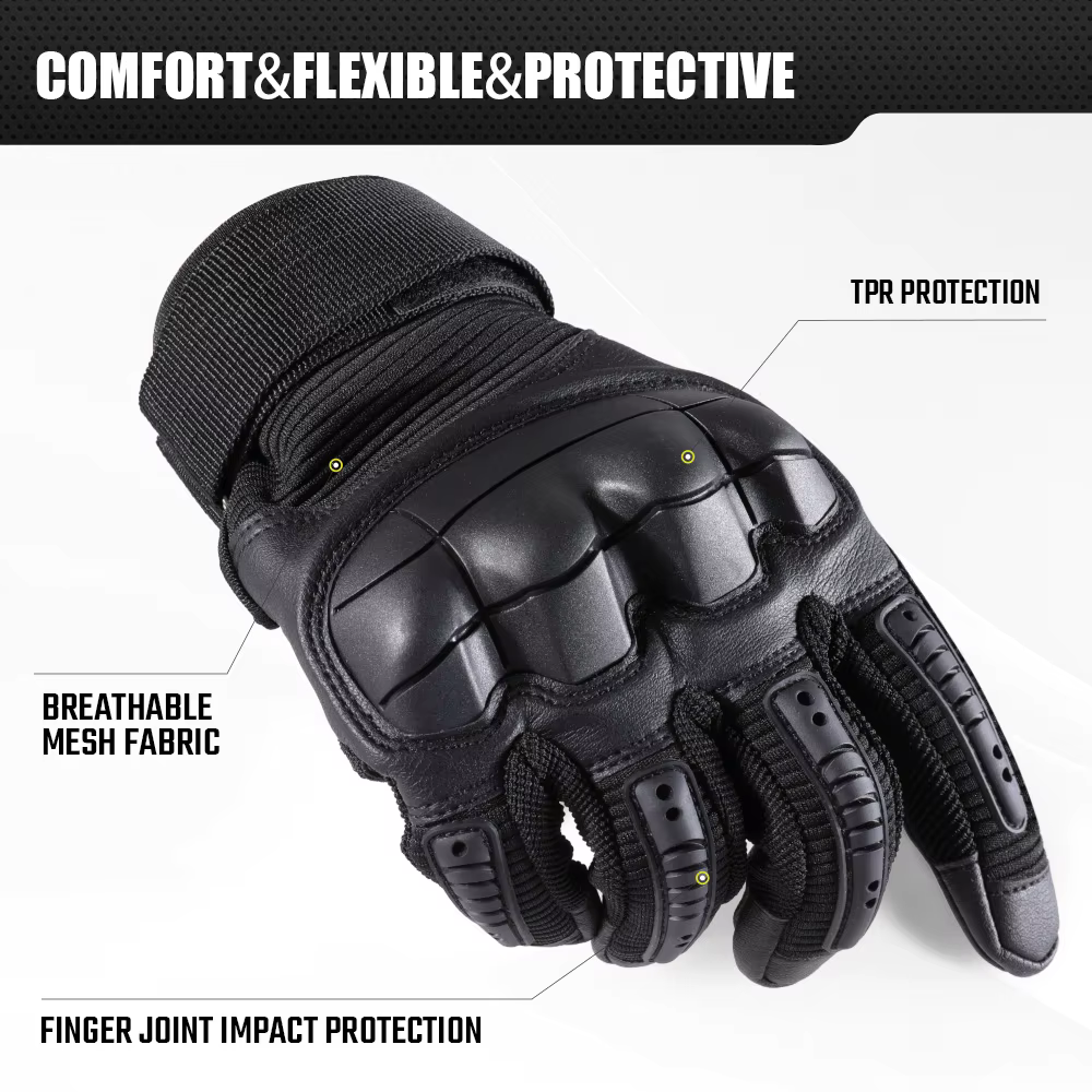 Guantes tácticos de ciclismo para hombre con pantalla táctil y agarre - imagen 2