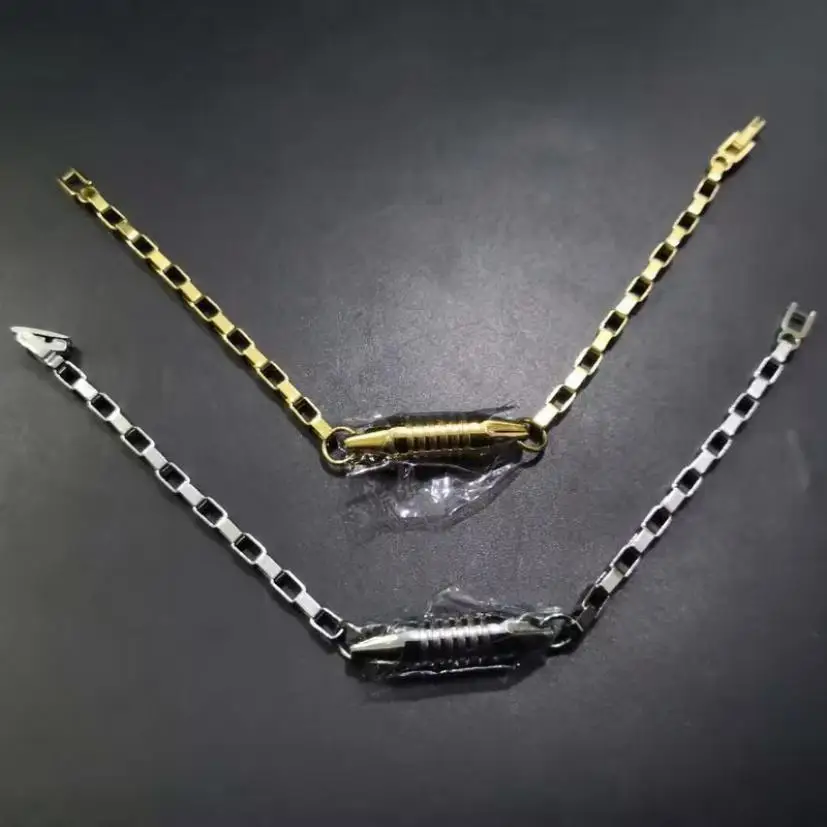 Contenedor creativo de acero de titanio con sello, botella, caja de pastillas, pulsera, catenaria de mano - imagen 2