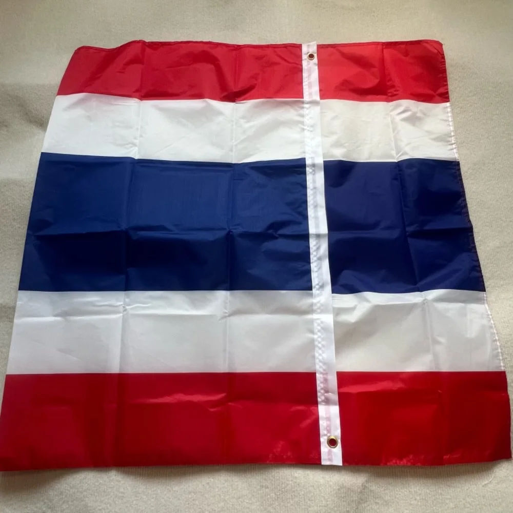 Bandera de Tailandia decorativa de poliéster para interior y exterior