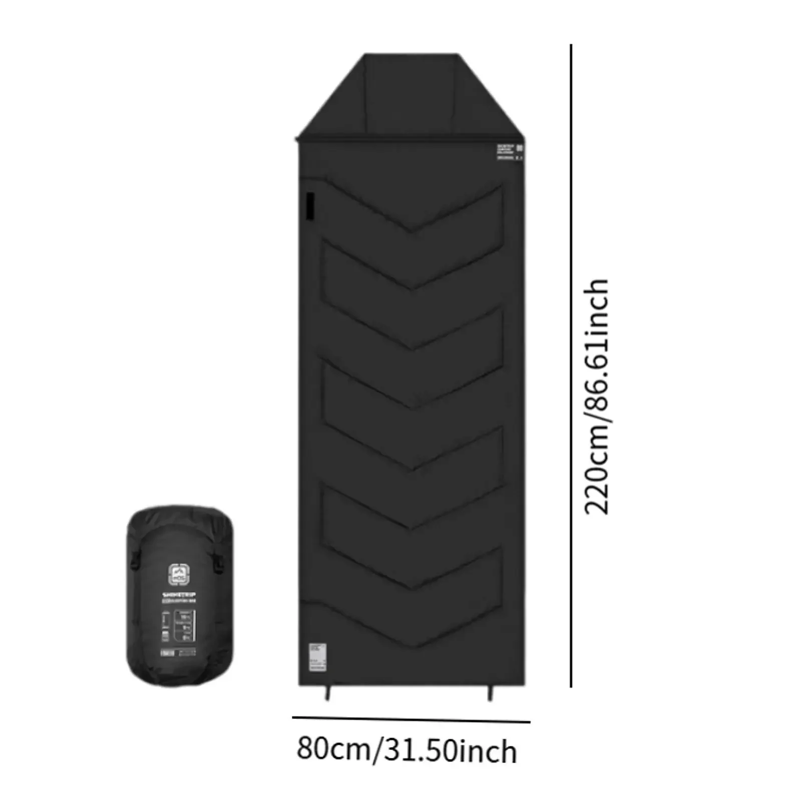 Shinetrip-saco de dormir con sello para acampar, ligero, sobre cálido para 4 estaciones, mochila, saco de dormir de invierno de algodón para exteriores - imagen 5