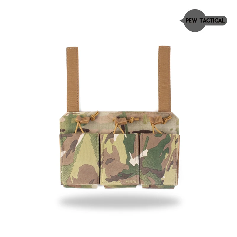 Chaleco táctico PEW Thorax HSP estilo Triple Mag bolsa 556/545/762 para portador de placa peso ligero FP22 - imagen 5