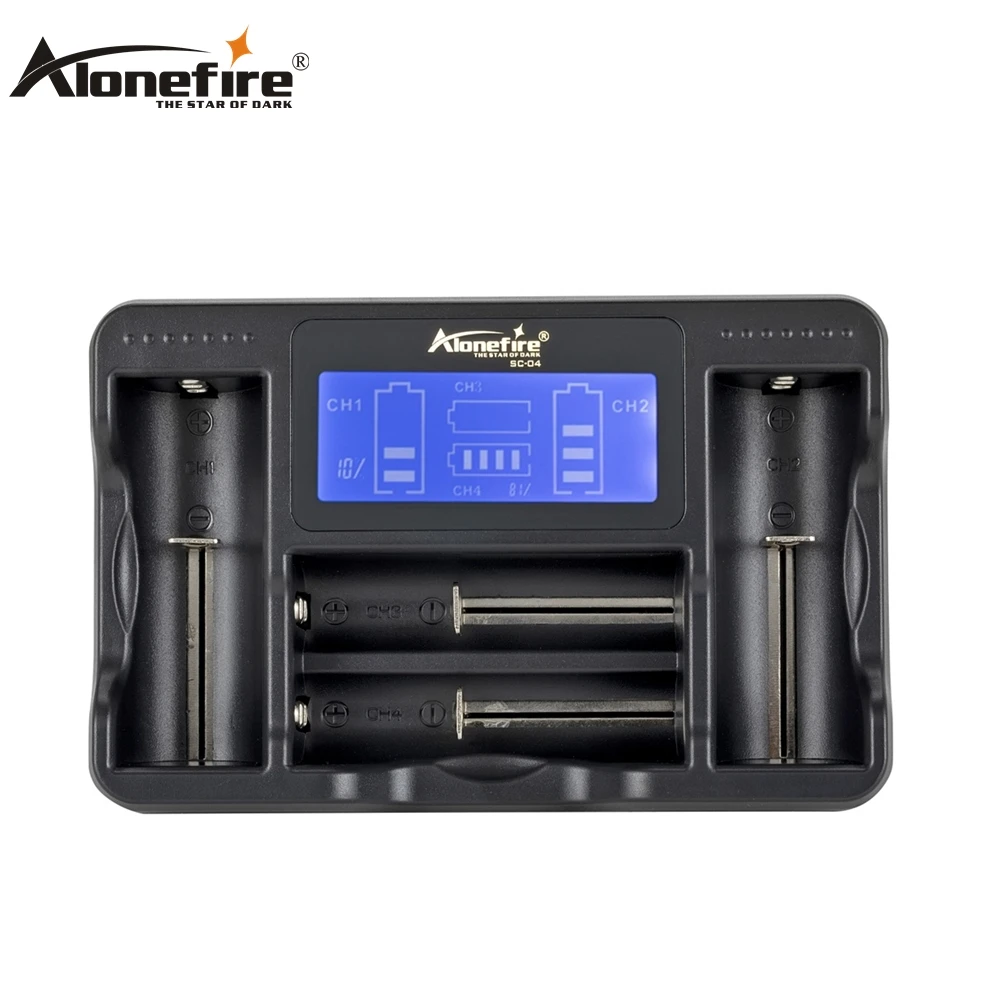 Alonefire cargador USB LCD táctico baterías de litio recargables - imagen 5