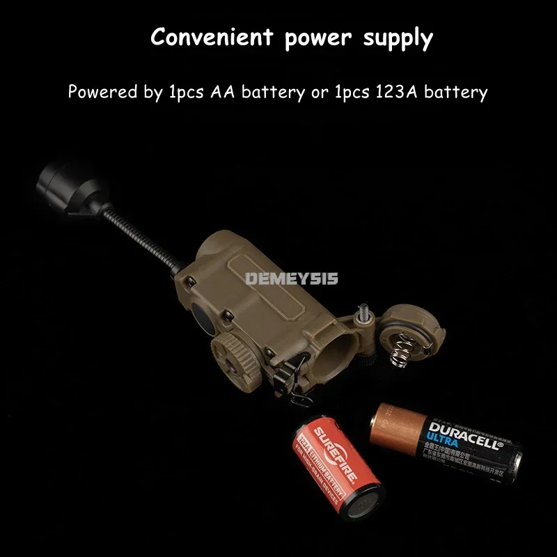 Luz LED para casco táctico, faro estroboscópico rojo, verde, azul, blanco, IR para Airsoft, Paintball, caza, pesca, linterna - imagen 5