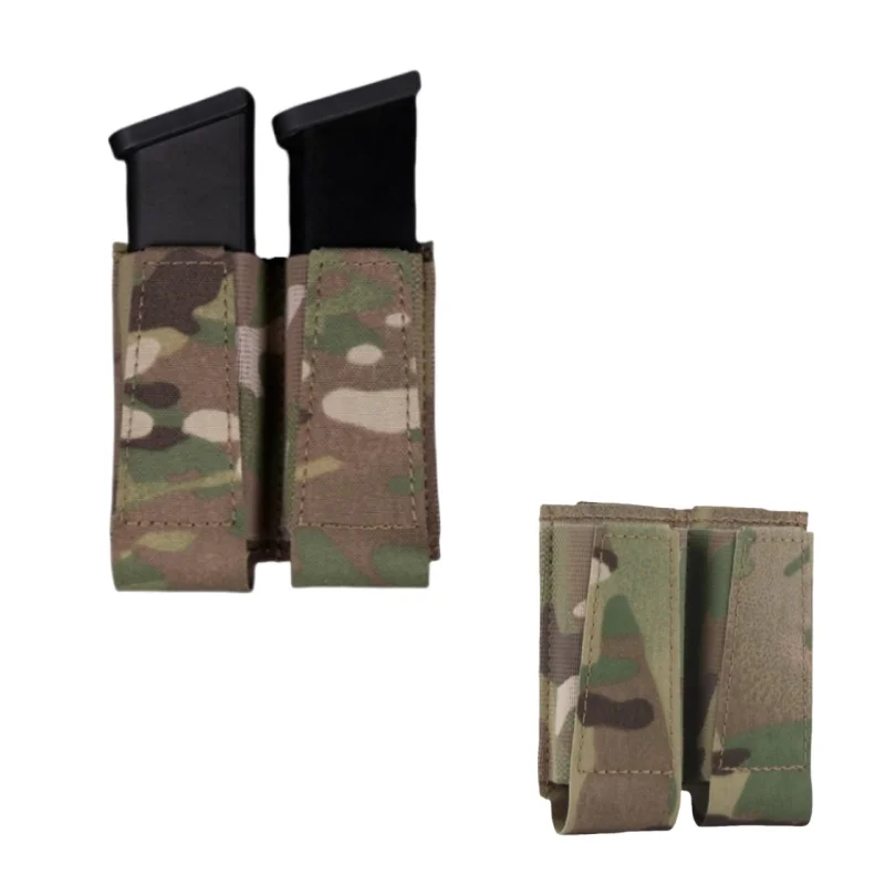 Bolsa abierta doble de extracción rápida |   Organizador EDC transpirable |   para senderismo y equipo de softair