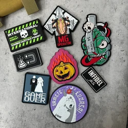 Parche táctico de francotirador de diosa, divertidos parches de gancho y bucle de PVC, brazalete, insignia de moral del ejército militar, pegatinas para mochila