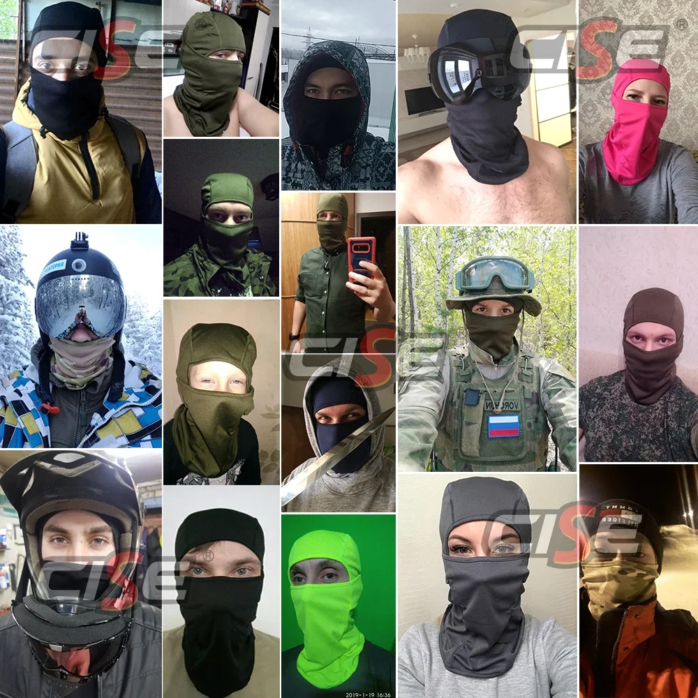 Pasamontañas transpirable para motocicleta, máscara facial completa, cubierta a prueba de viento para Moto, Motocross, ciclismo, esquí, motociclista, Snowboard, forro para casco, hombres y mujeres - imagen 3