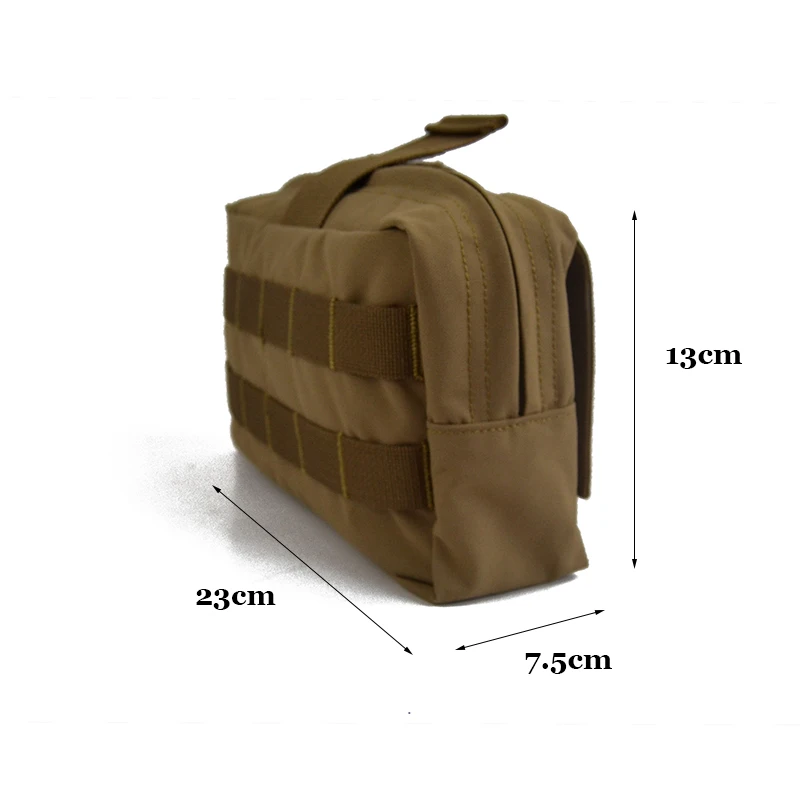 Bolsa miscelánea Horizontal chaleco táctico mochila organizador molle - imagen 2