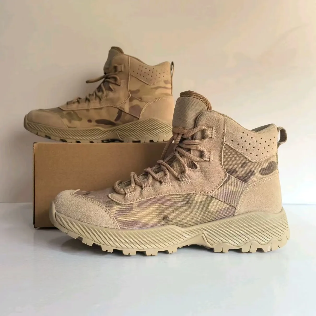 Nuevas botas cortas de combate de fuerzas especiales para hombre, zapatillas tácticas para senderismo al aire libre, montañismo, senderismo, escalada, Camping - imagen 3