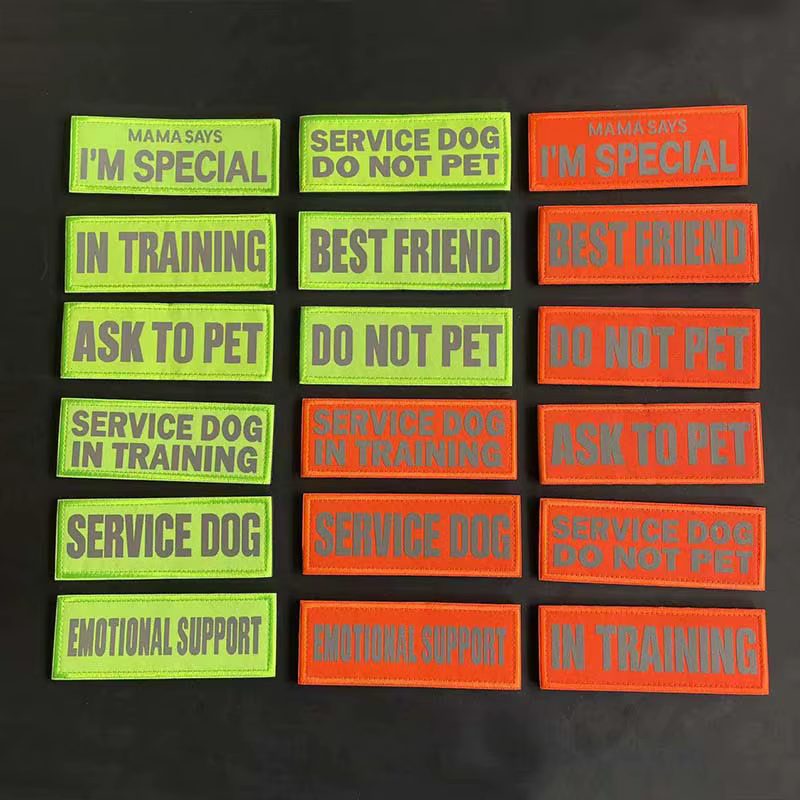 Parche táctico reflectante IR para perro – Entrenamiento y moral - imagen 4