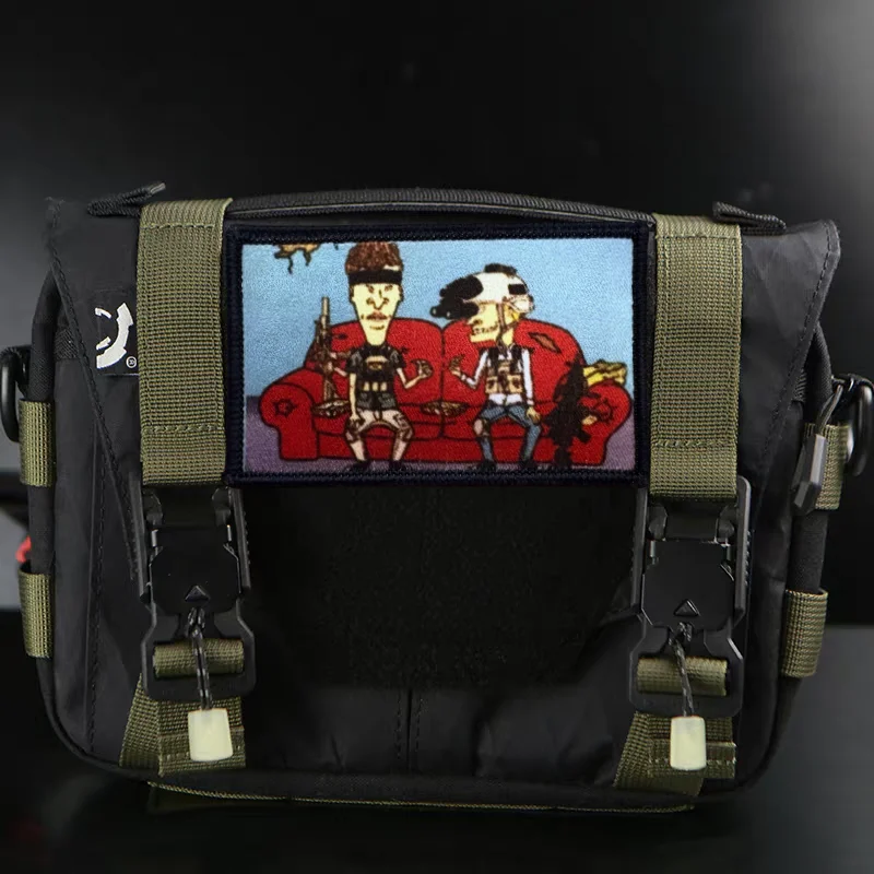 Parche con estampado de soldado, insignia de moral táctica militar, gancho y bucle, mochila, sombreros, parches adhesivos decorativos para ropa - imagen 5