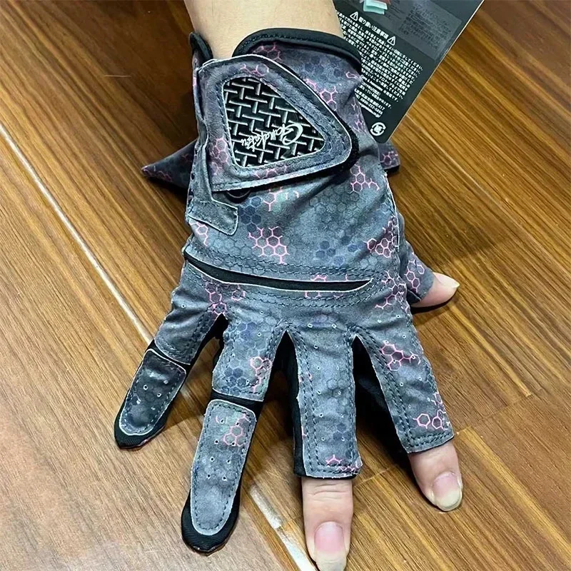 Nuevo Guantes de pesca Gamma, protector solar, transpirables, antidesgaste, tres dedos, pesca en mar, pesca en roca, - imagen 5