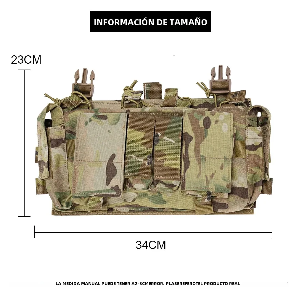 SINAIRSOFT MF estilo Gen IV tarjetas compatibles 5,56 bolsa de revistas para Airsoft táctico pecho Rig chaleco caza al aire libre tiro - imagen 3