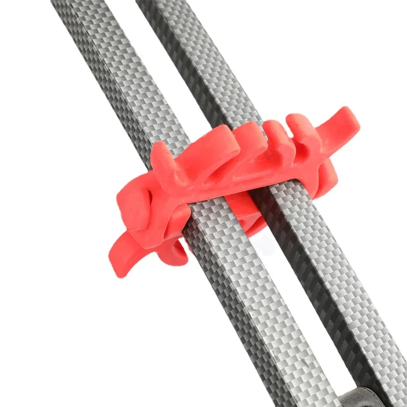 AME 4 Uds estabilizador de extremidades de arco dos métodos de instalación tiro con arco caza arco compuesto silenciador de goma amortiguador - imagen 3