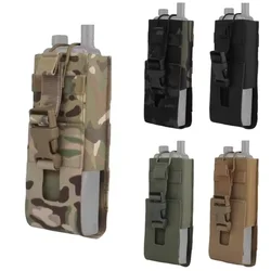 Bolsa para Walkie Talkie de Radio de caza MPU5 PRC163 152 148 bolsas tácticas Molle universales ligeras bolsa para interfono para Airsoft
