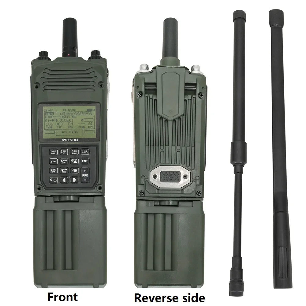 Adaptador de auriculares tácticos PRC 163 caja de Radio Virtual para tiro táctico Airsof COMTA auriculares de caza para radio Yaesu Vertex - imagen 3