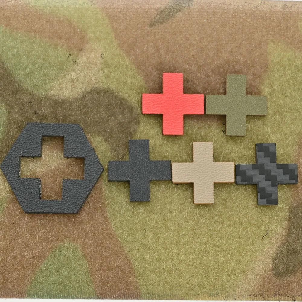 Combo de parches médicos de primeros auxilios, Combo cruzado médico, parche Kydex, gancho, brazalete, bolsa médica táctica, accesorios para IFAK, EMS, EMT - imagen 3