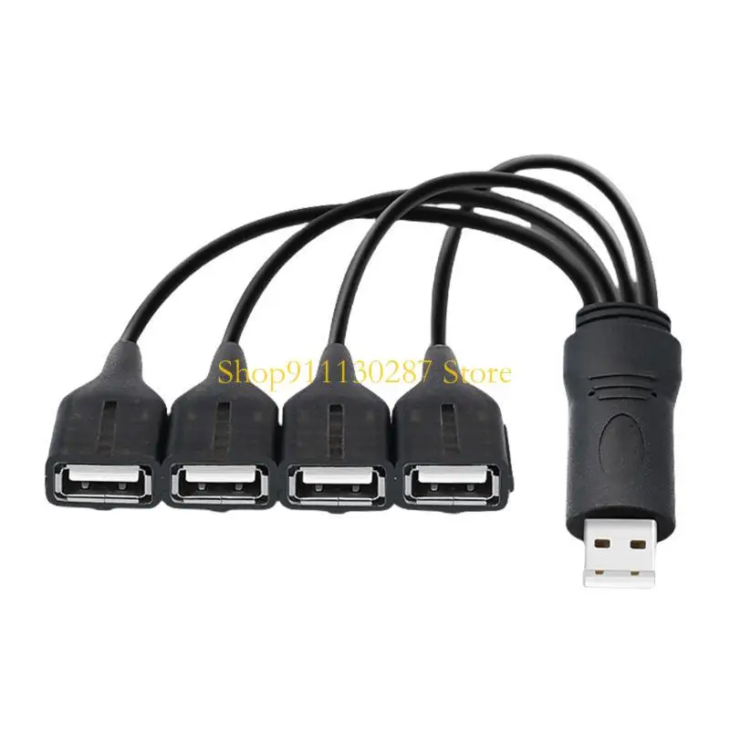 J1HC USB Y Cable divisor USB2.0 macho a 4 puertos USB2.0 Cable USB Cable compatible - imagen 2